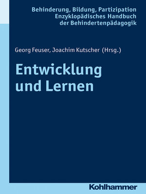 cover image of Entwicklung und Lernen